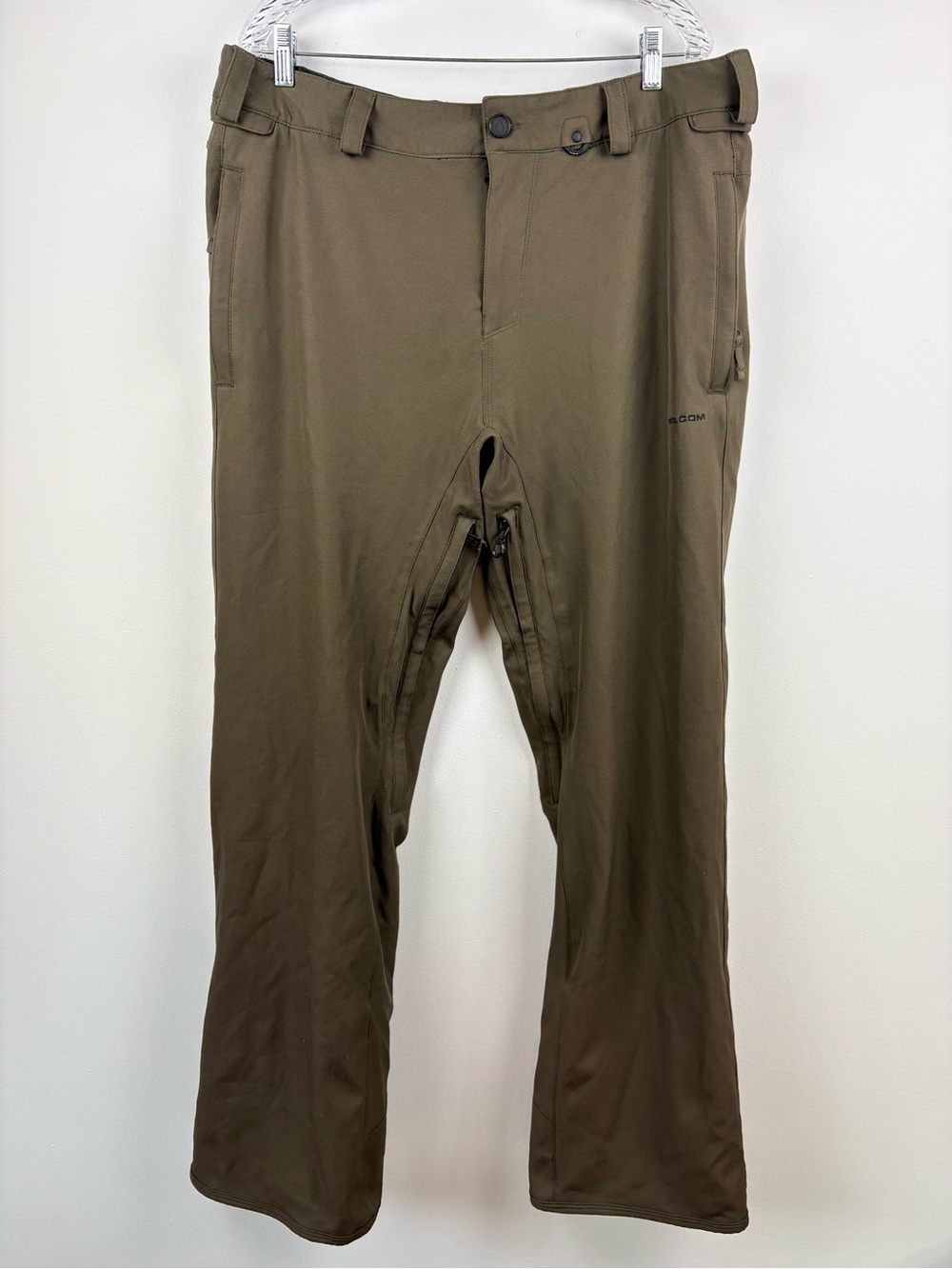 Volcom Men's Freakin Snow Chino G135191 Snowboarding Skiing Pants Green Sz XL